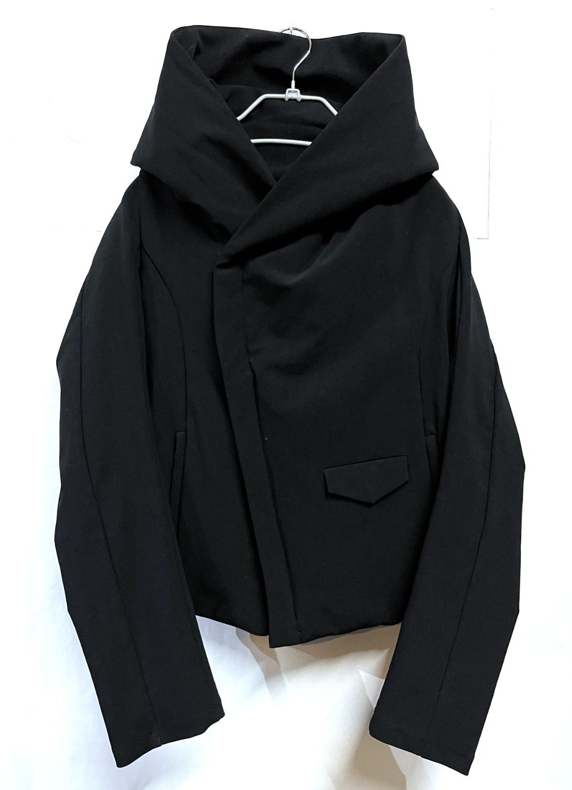 bajra｜バジュラ フードブルゾン ライダースジャケット - メルカリ