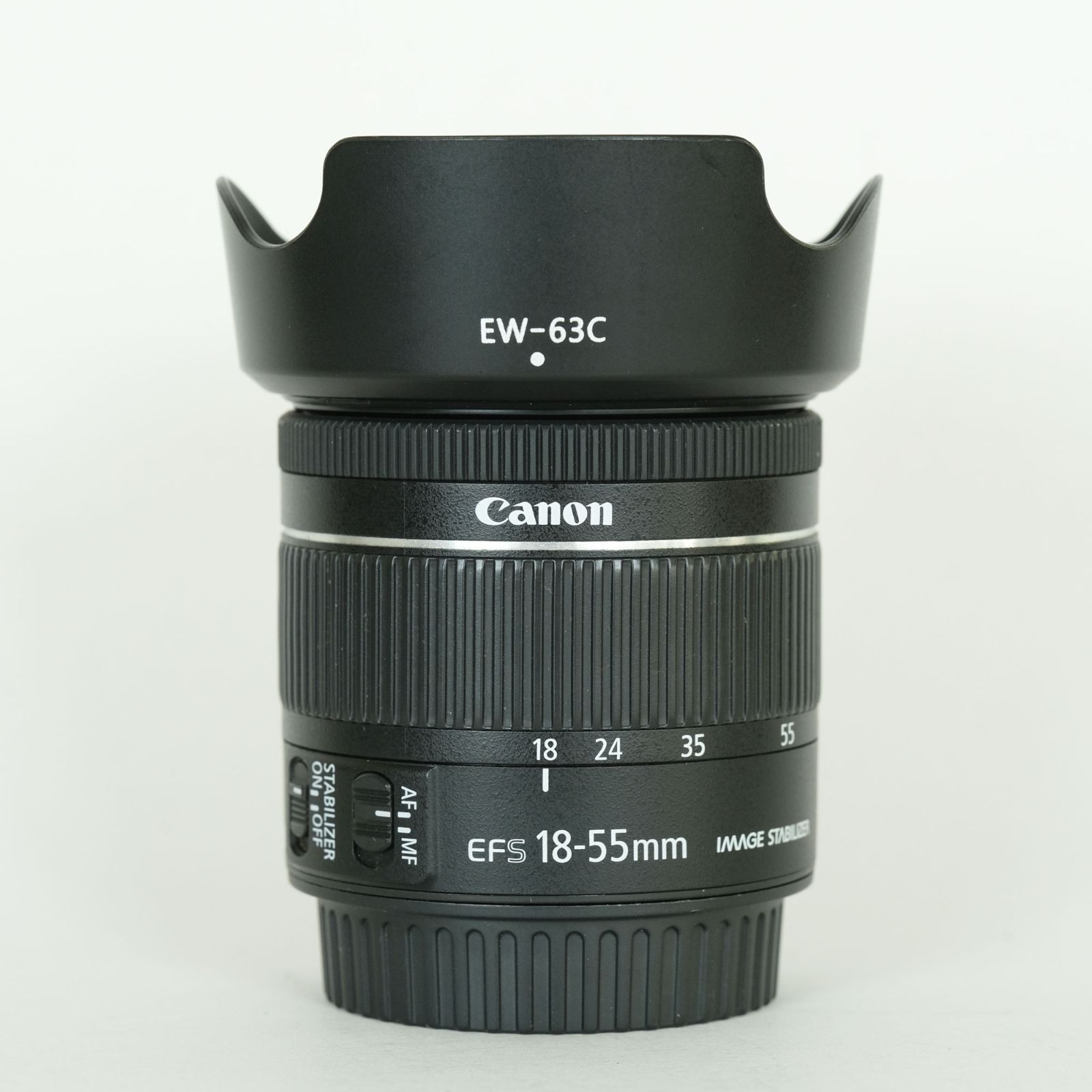 美品 | フード付] Canon EF-S18-55mm F3.5-5.6 IS STM | キヤノンEF-S 