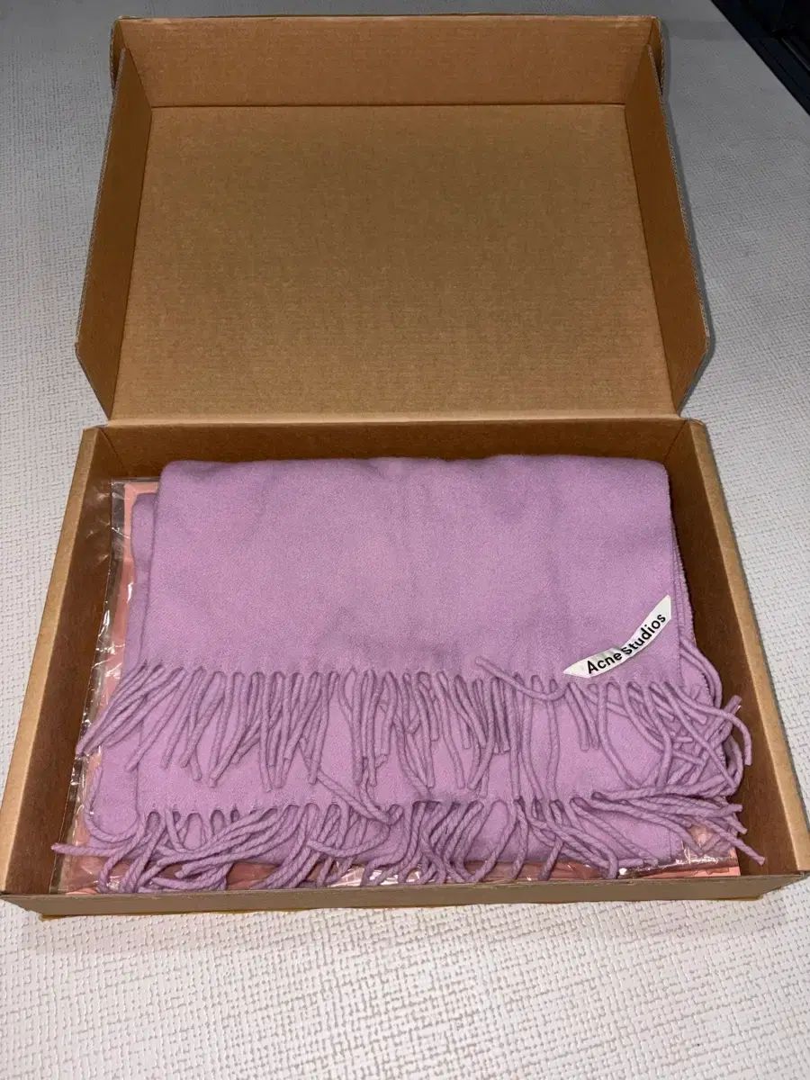 Acne Studios アクネストゥディオズ バイオレット ウールマフラー