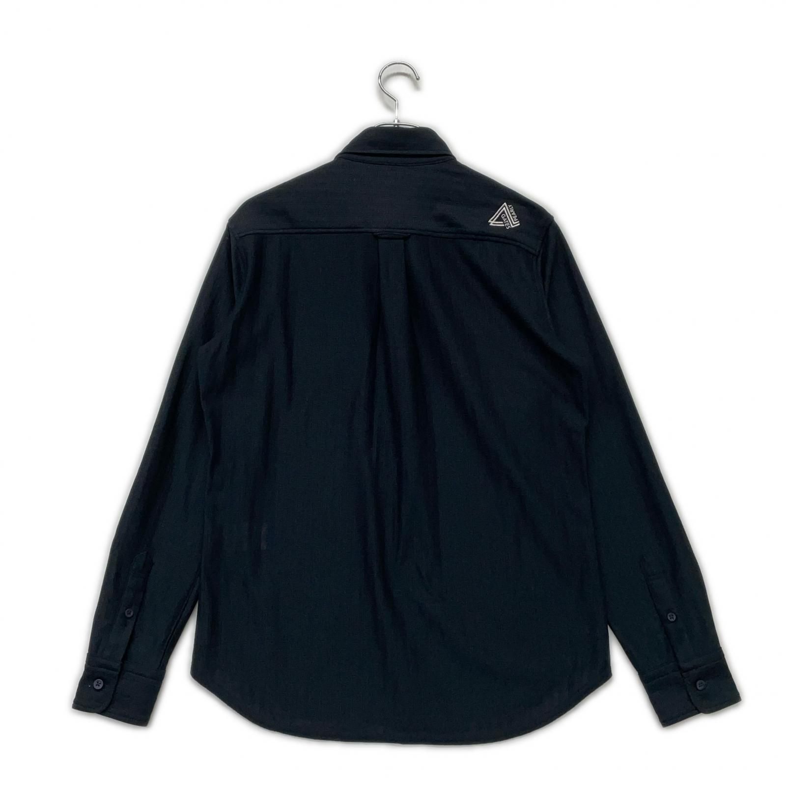 メンズ パーリーゲイツ PEARLY GATES 長袖ポロシャツ 4 M 濃紺 ストライプ ボタンダウン