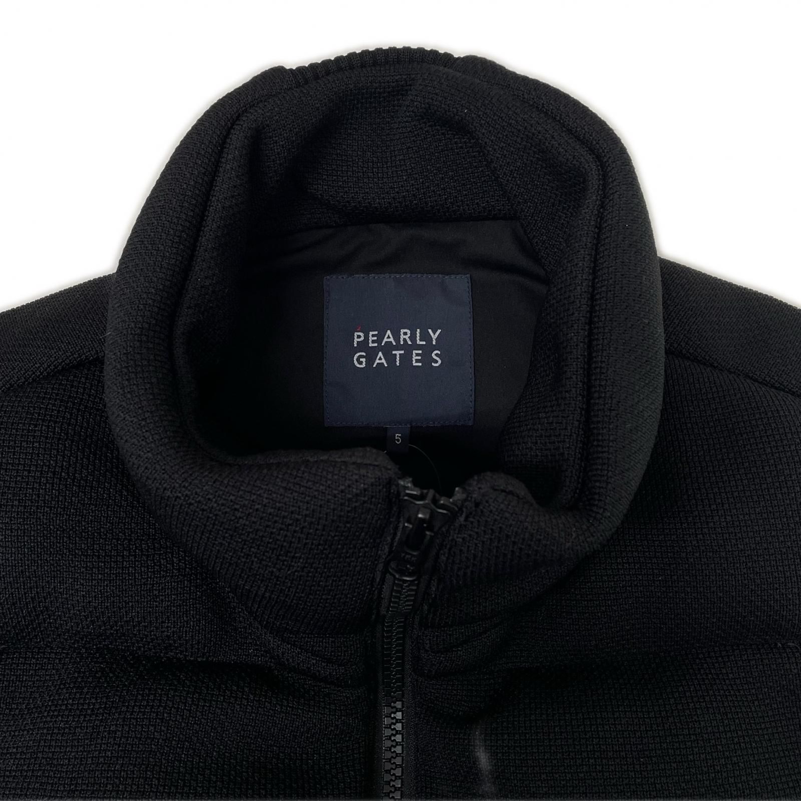 中古 メンズ パーリーゲイツ PEARLY GATES ダウンベスト 5(L) 黒 PG