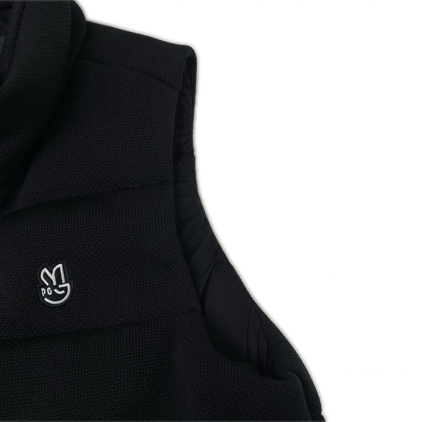 中古 メンズ パーリーゲイツ PEARLY GATES ダウンベスト 5(L) 黒 PG