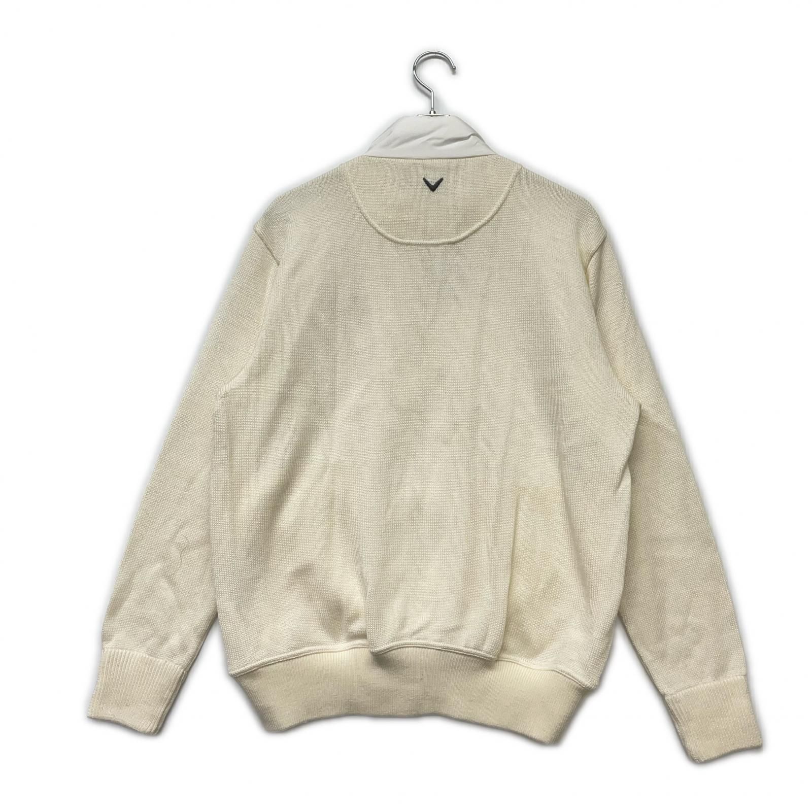 中古 メンズ キャロウェイ Callaway フルジップアウター L ホワイト 中