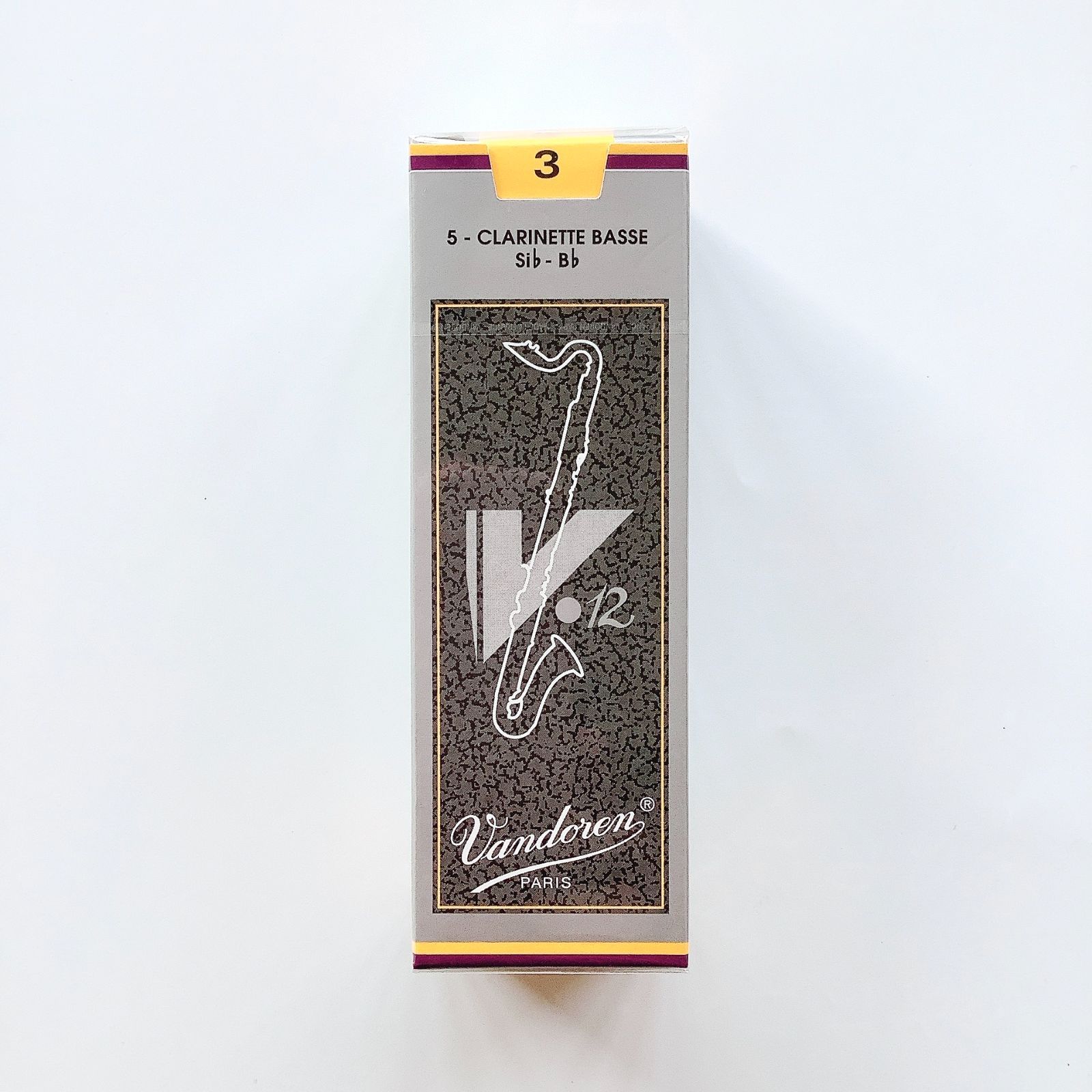 バスクラリネットリード もっと な10箱セット ヴァンドーレン Ｖ１２ ＃３