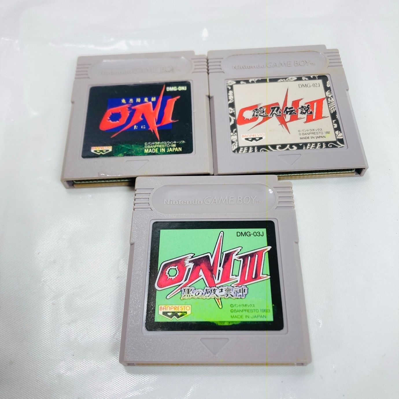 Nintendo 任天堂 ニンテンドー GB ゲームボーイ ソフト ONI 1 2 3 I II III セット 3本