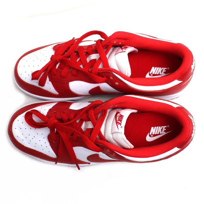 【中古品】ナイキ　シングレット　US Mサイズ NIKE ナイキ DUNK LOW SP UNIVERSITY RED スニーカー ホワイト レッド