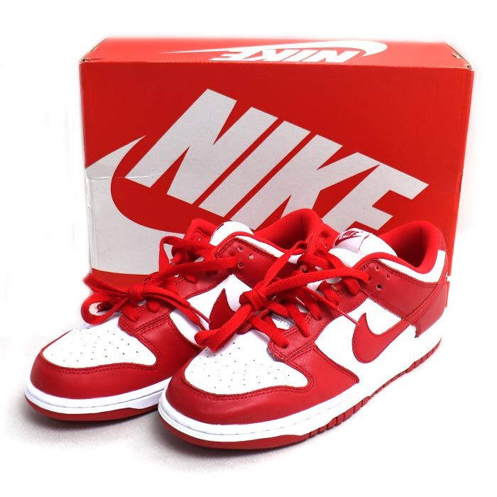 【中古品】ナイキ　シングレット　US Mサイズ NIKE ナイキ DUNK LOW SP UNIVERSITY RED スニーカー ホワイト レッド