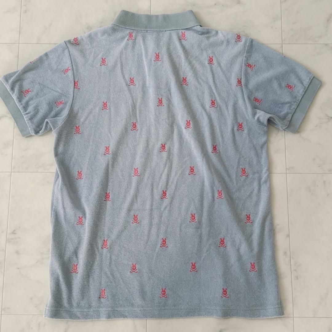 PEARLY GATES ラビット総柄 刺繍ポロシャツ ライトブルー 4 - メルカリ