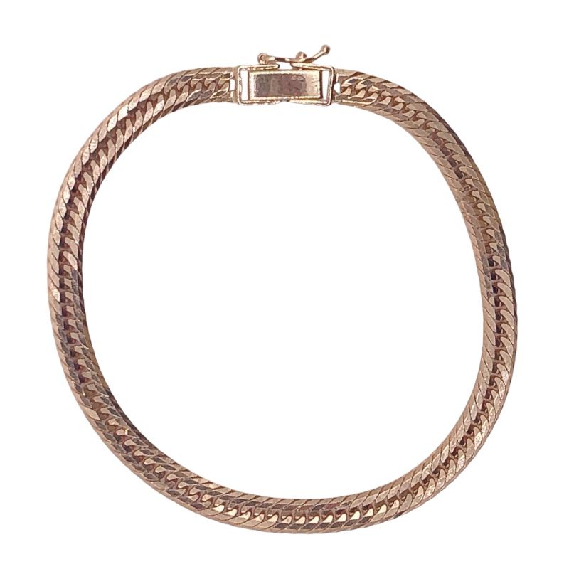 喜平12面トリプルブレス ピンクゴールド 750 ジュエリー