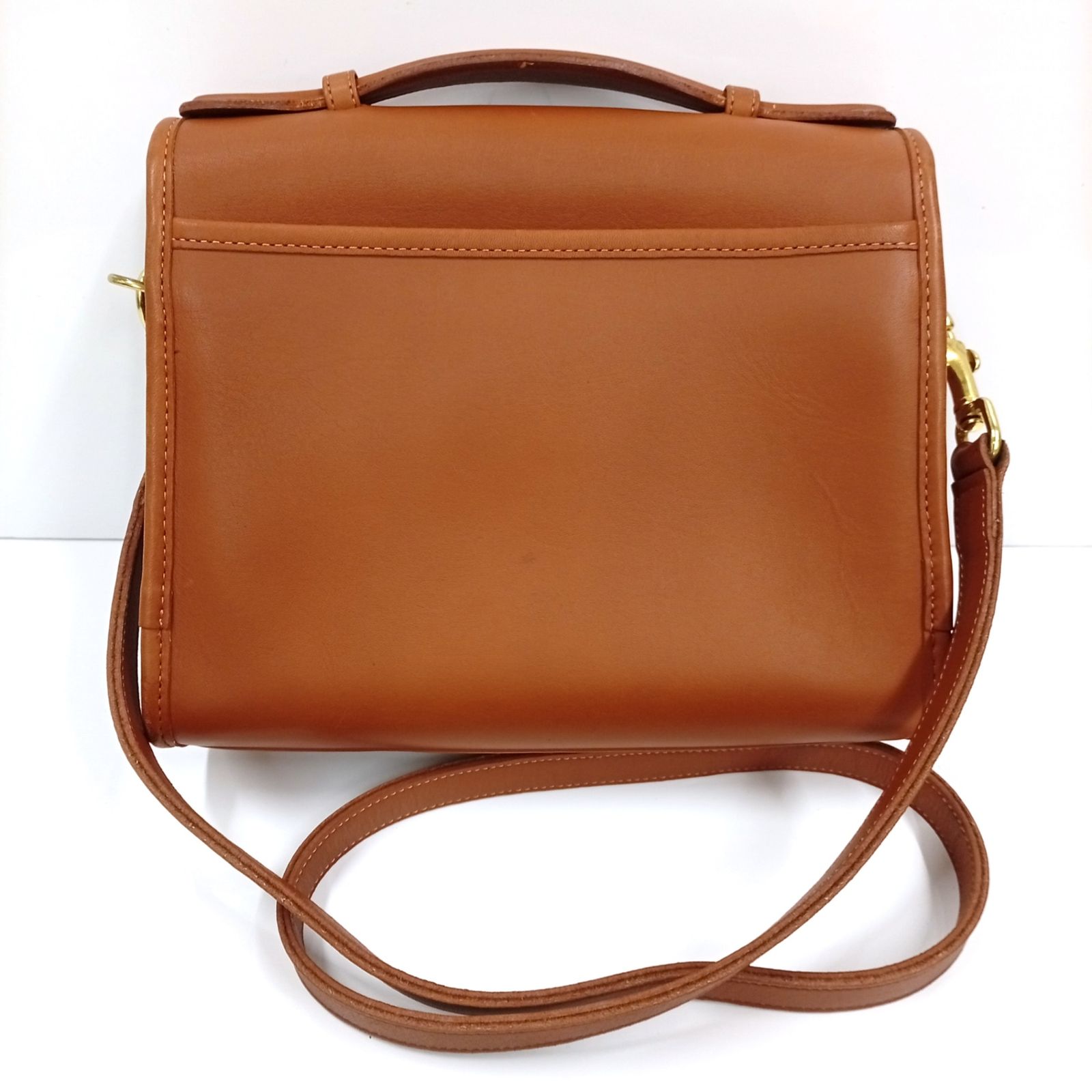 COACH コーチ レザー 2WAYショルダーバッグ 340 ターンロック オールド