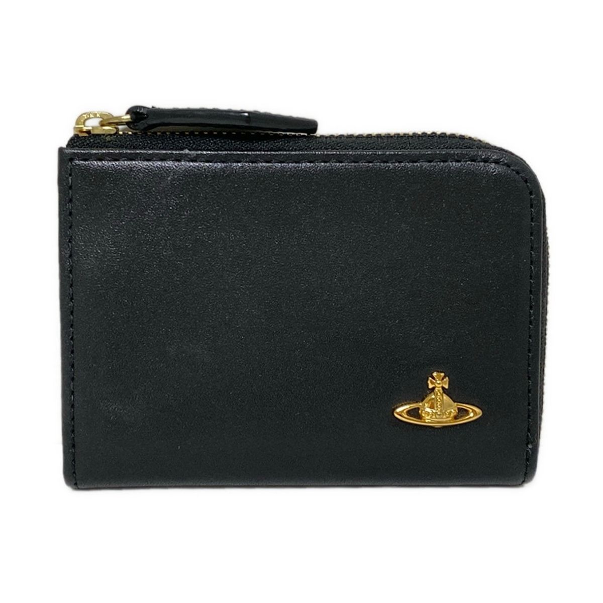 VivienneWestwood ヴィヴィアンウエストウッド コインケース 黒 L字ファスナー レザー