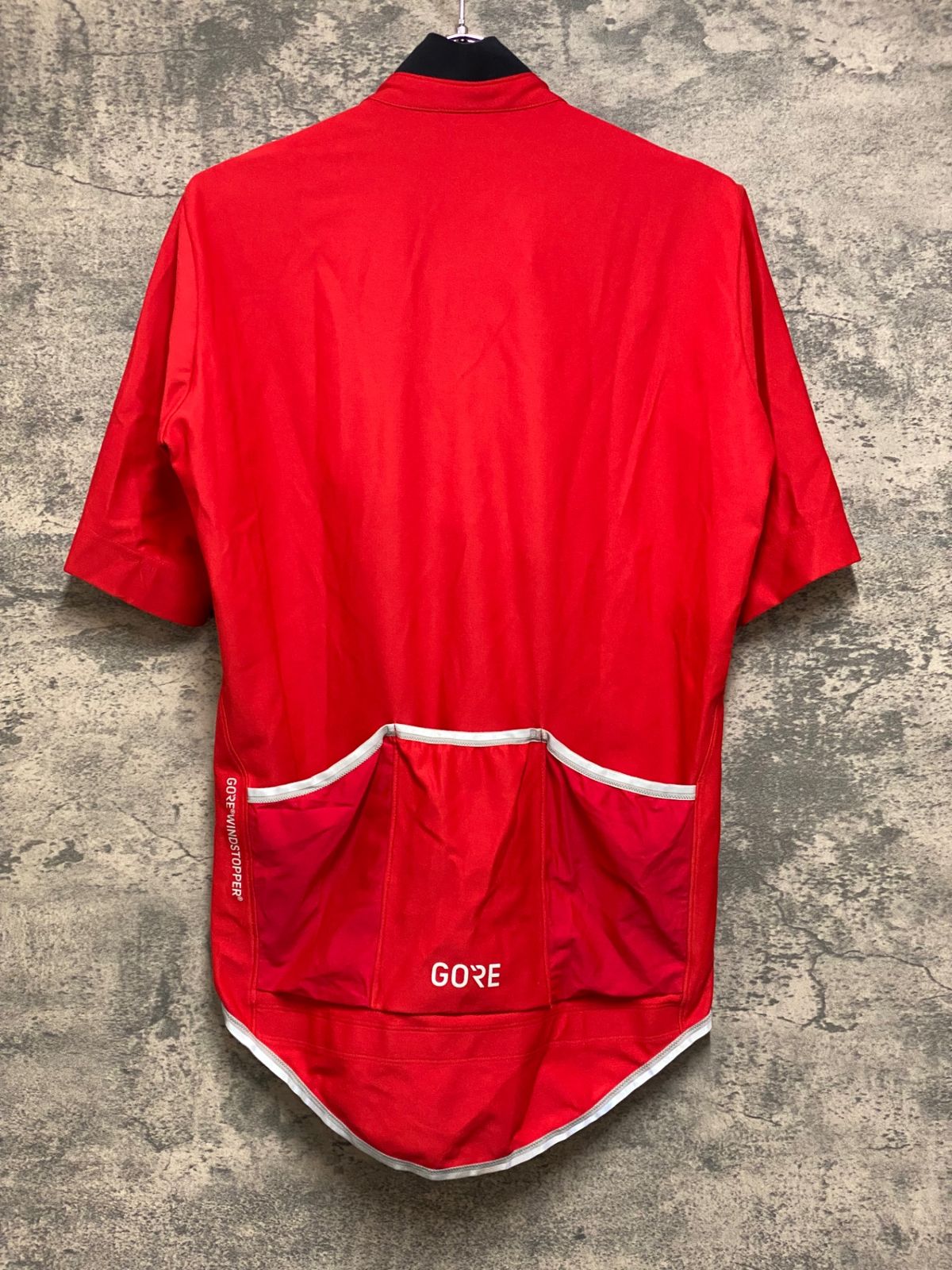 JP273 ゴア GORE 半袖 サイクルジャージ 赤 L GORE WINDSTOPPER - メルカリ