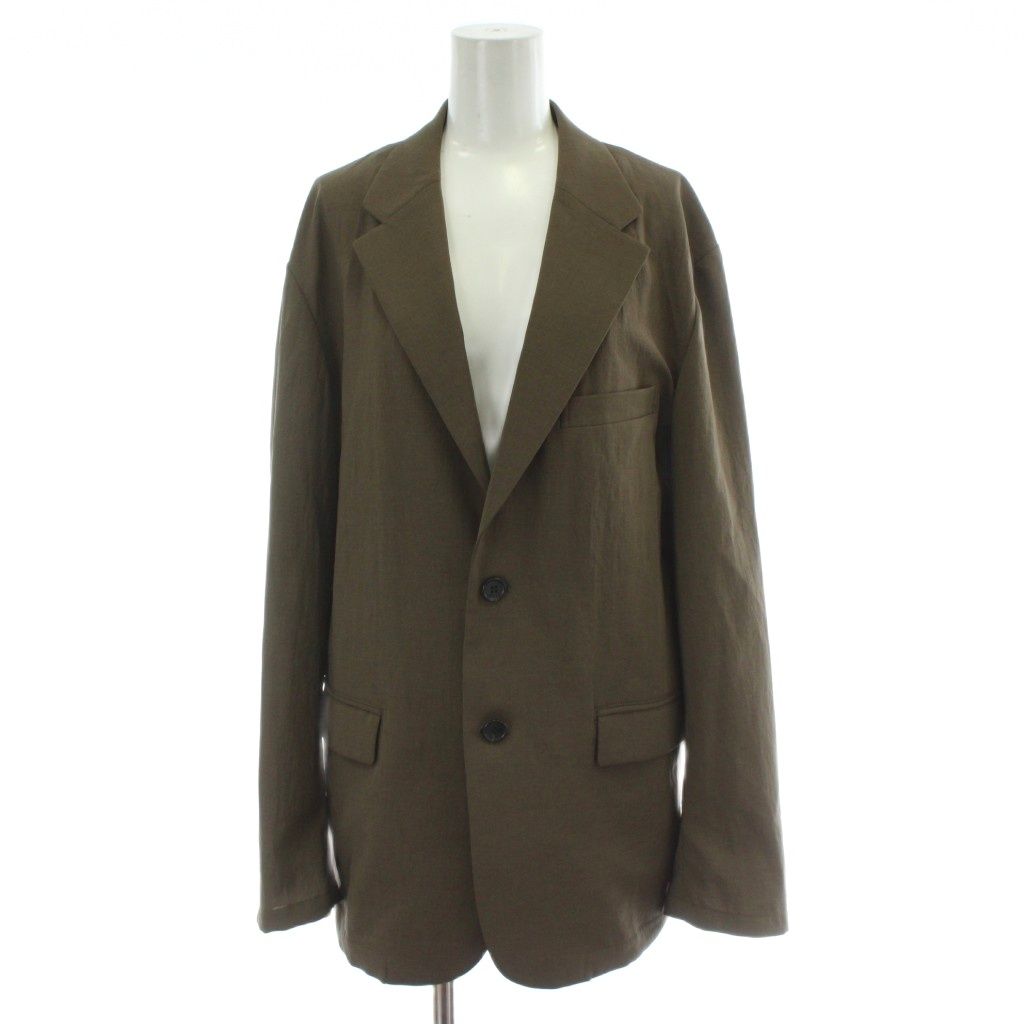 ジャーナル JOURNAL 24 SS セットアップ テーラードジャケット パンツ シングル 2 B L ブラウン EVALET ストレッチ ウォッシャブル 裏地なし24-010-600-5550-1-0