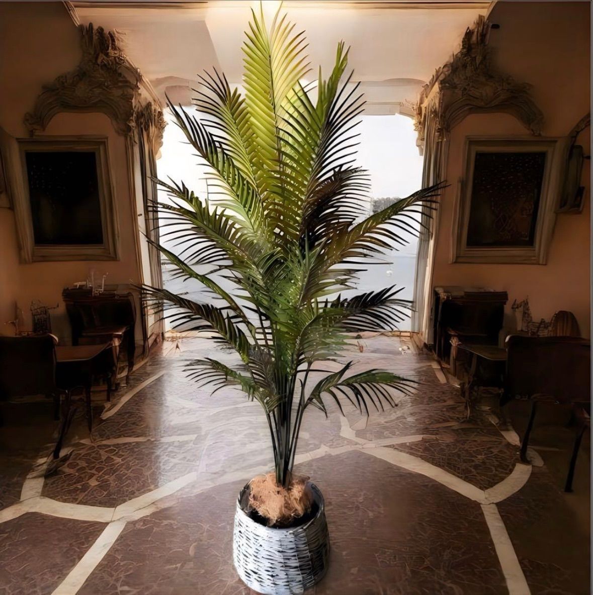 光触媒 人工観葉植物 ウォールグリーン フェイクグリーン アレカヤシ