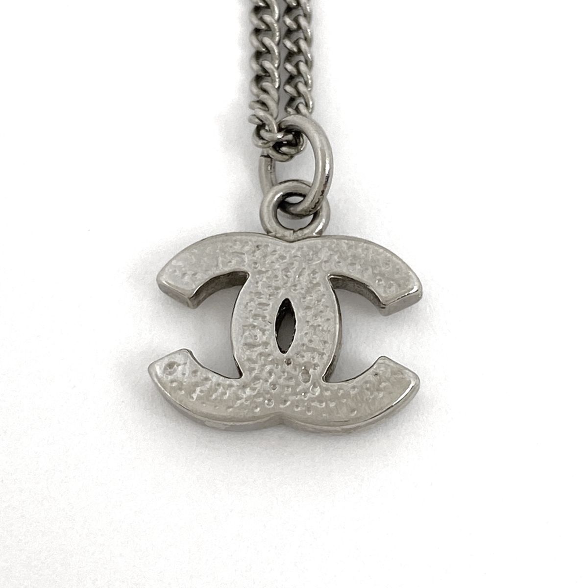 シャネル CHANEL ココマーク ラインストーン ネックレス CCマーク