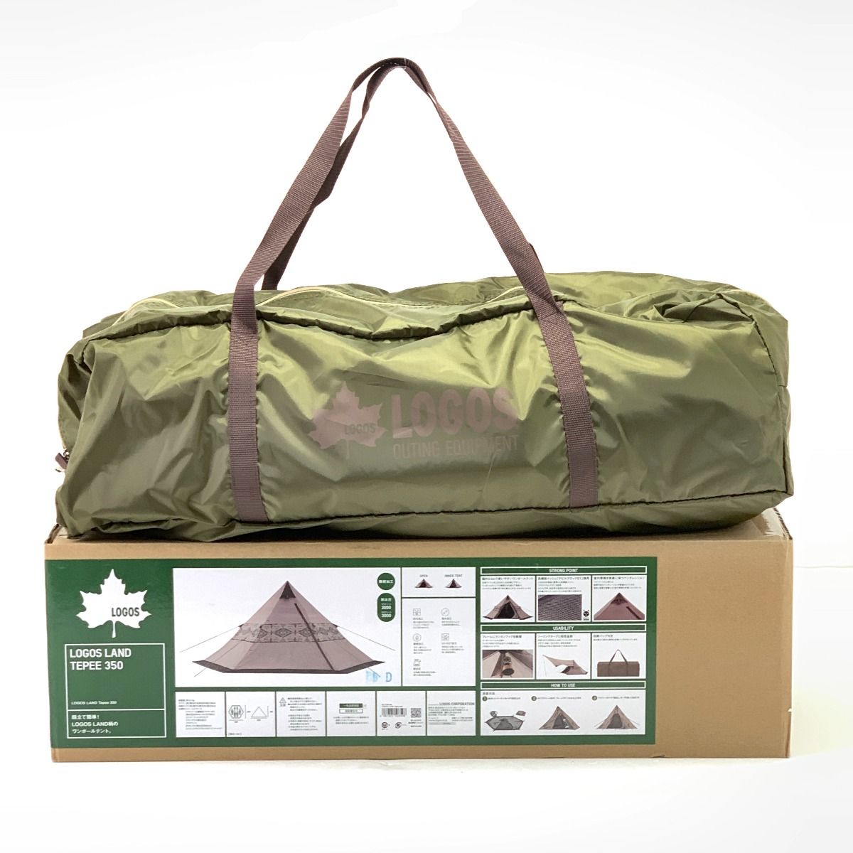 LOGOS ロゴス ワンポールテント LOGOS LAND Tepee 350 71901000 - メルカリ