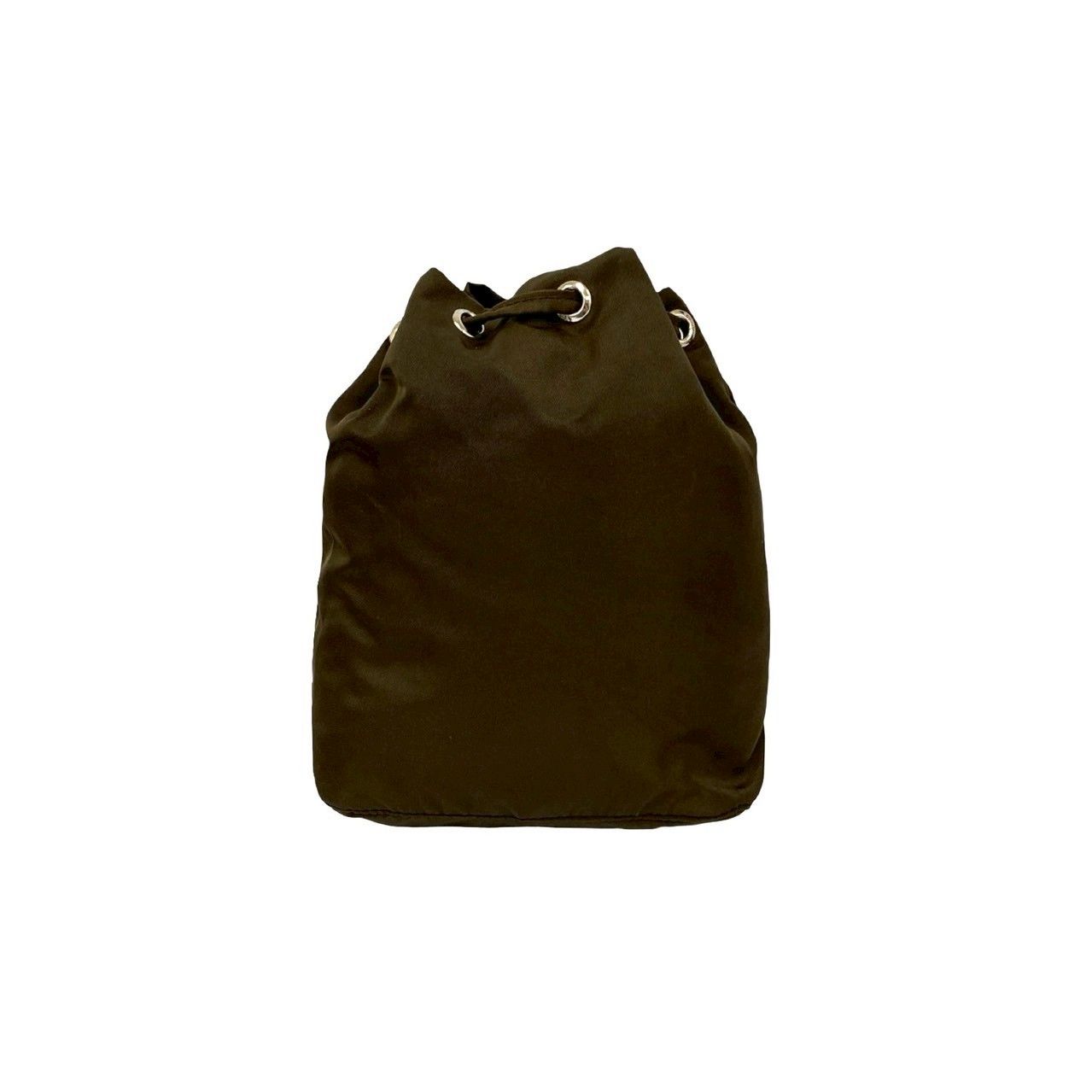 極 美品 PRADA プラダ 三角ロゴ プレート 金具 レザー 本革 テスート