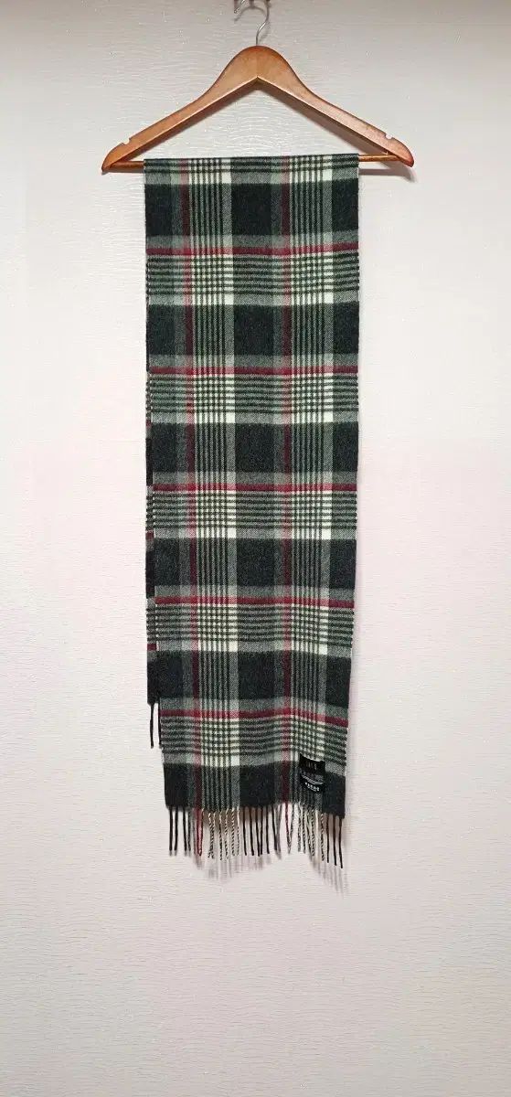 ダックス 英国メイド カシミア ウール CHECK マフラー スカーフ