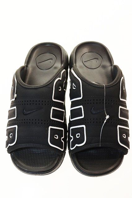 ナイキ NIKE AIR MORE UPTEMPO SLIDE BLACK 29cm DV2132-001 エア モア