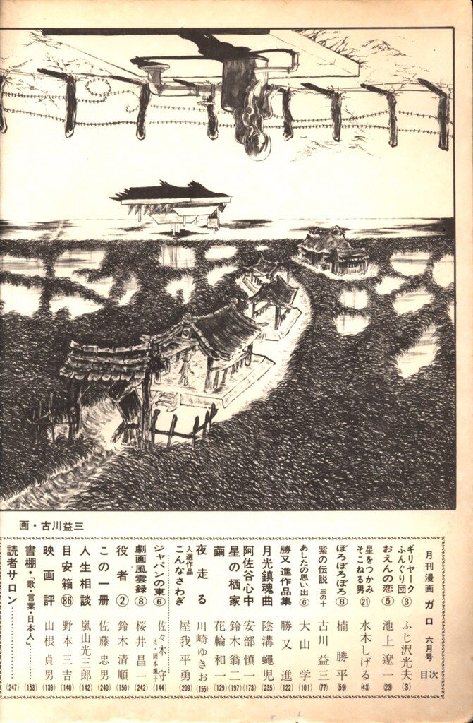 青林堂 1972年(昭和47年)の漫画雑誌 月刊ガロ1972年(昭和47年)06月号