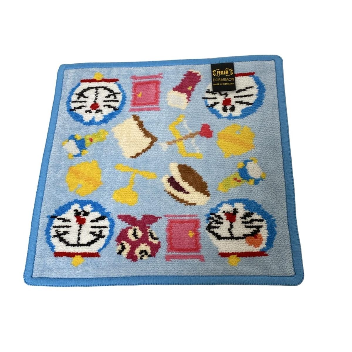 FEILER フェイラー 小物 ライトブルー ダークイエロー マルチ