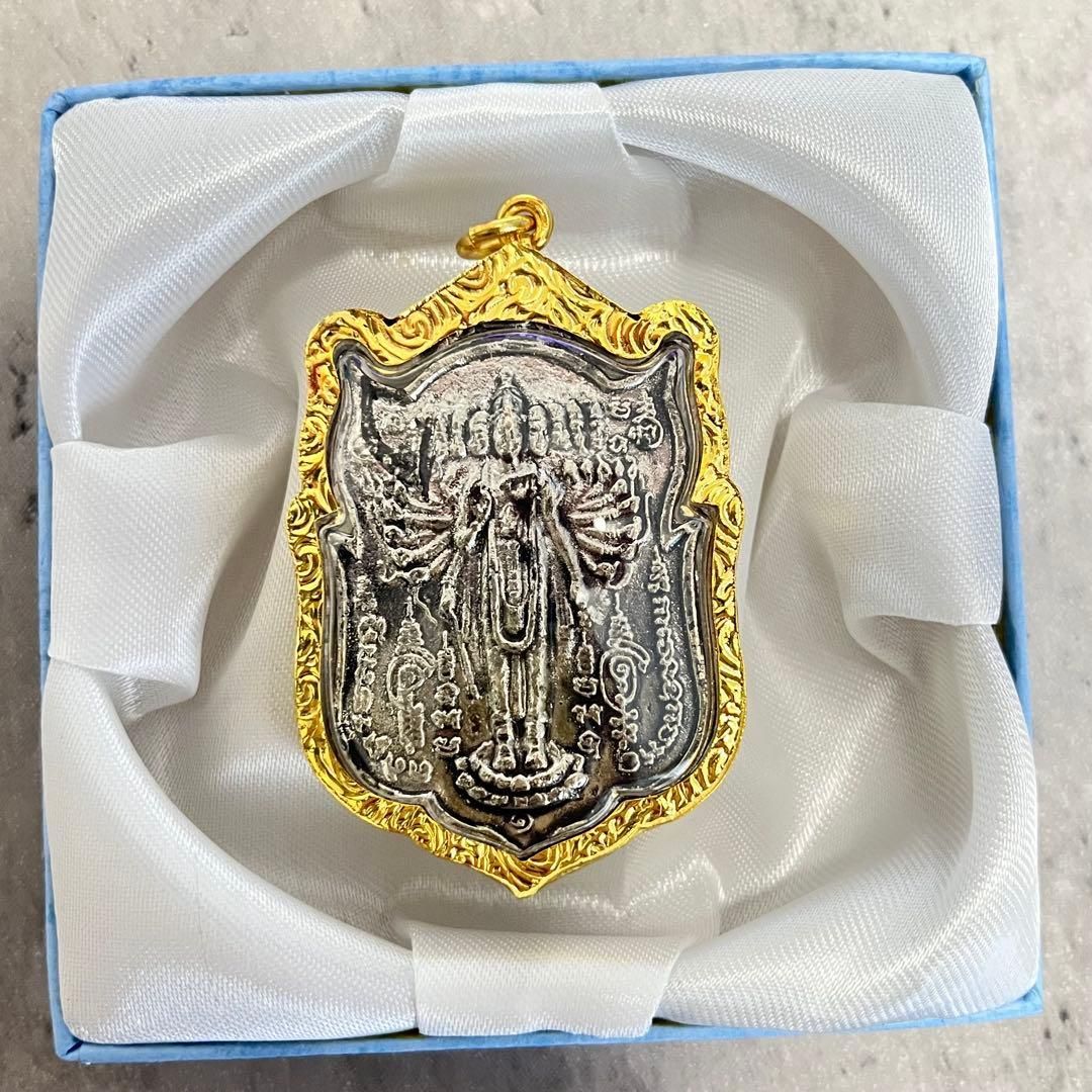 プラクルアン 多手観音菩薩 護符 千手観音像 ヤント刻印 仏教 御守り