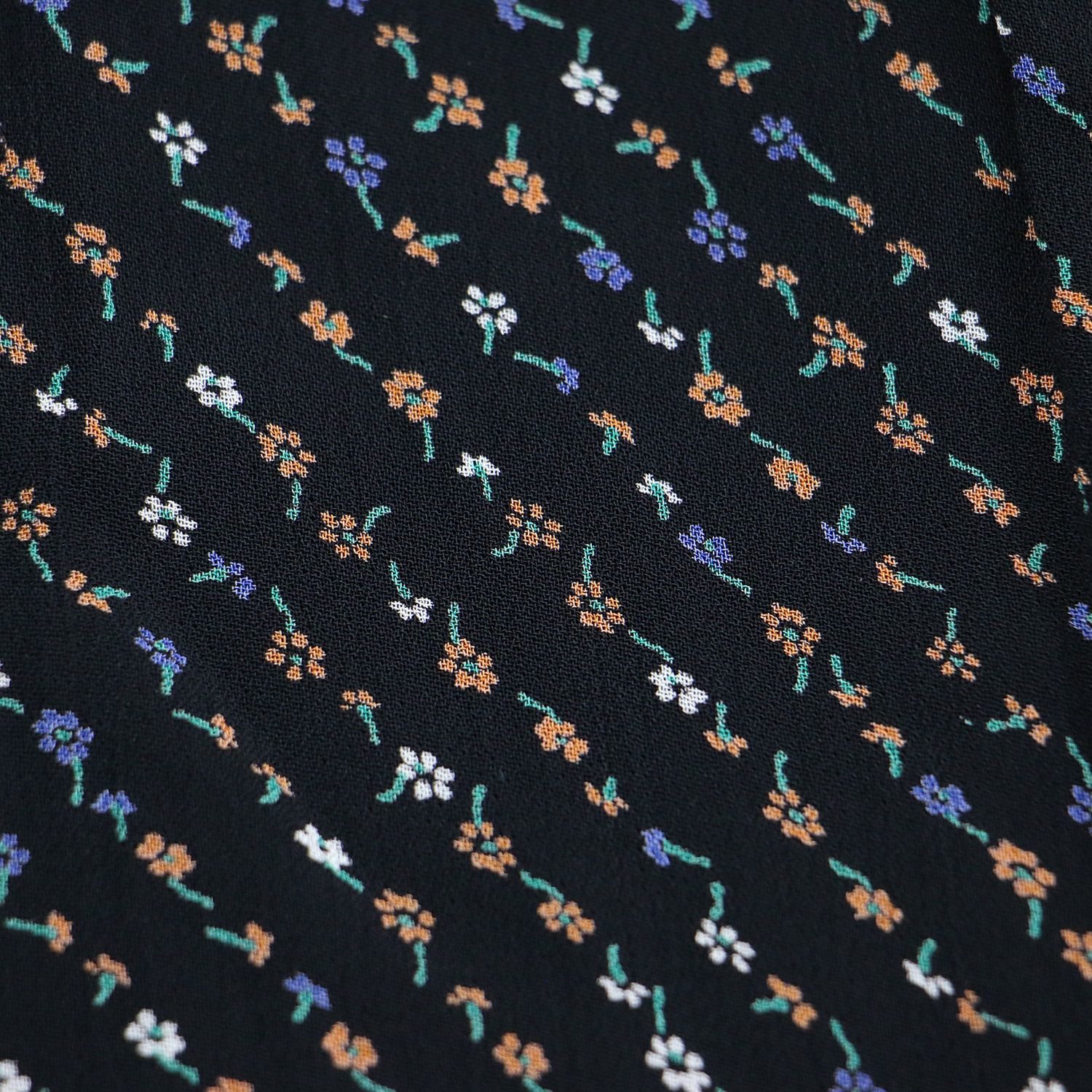 GANNI ガニー ワンピース ブラック系 黒 サイズ:34(XS) | フラワー