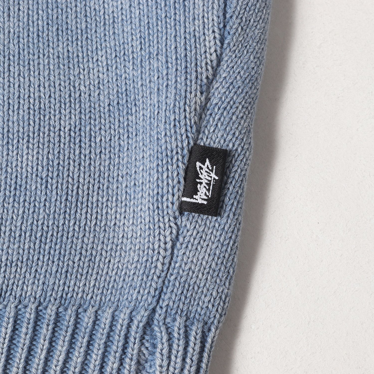 STUSSY ステューシー ニット ブルー サイズ:XL | 24AW フェード加工