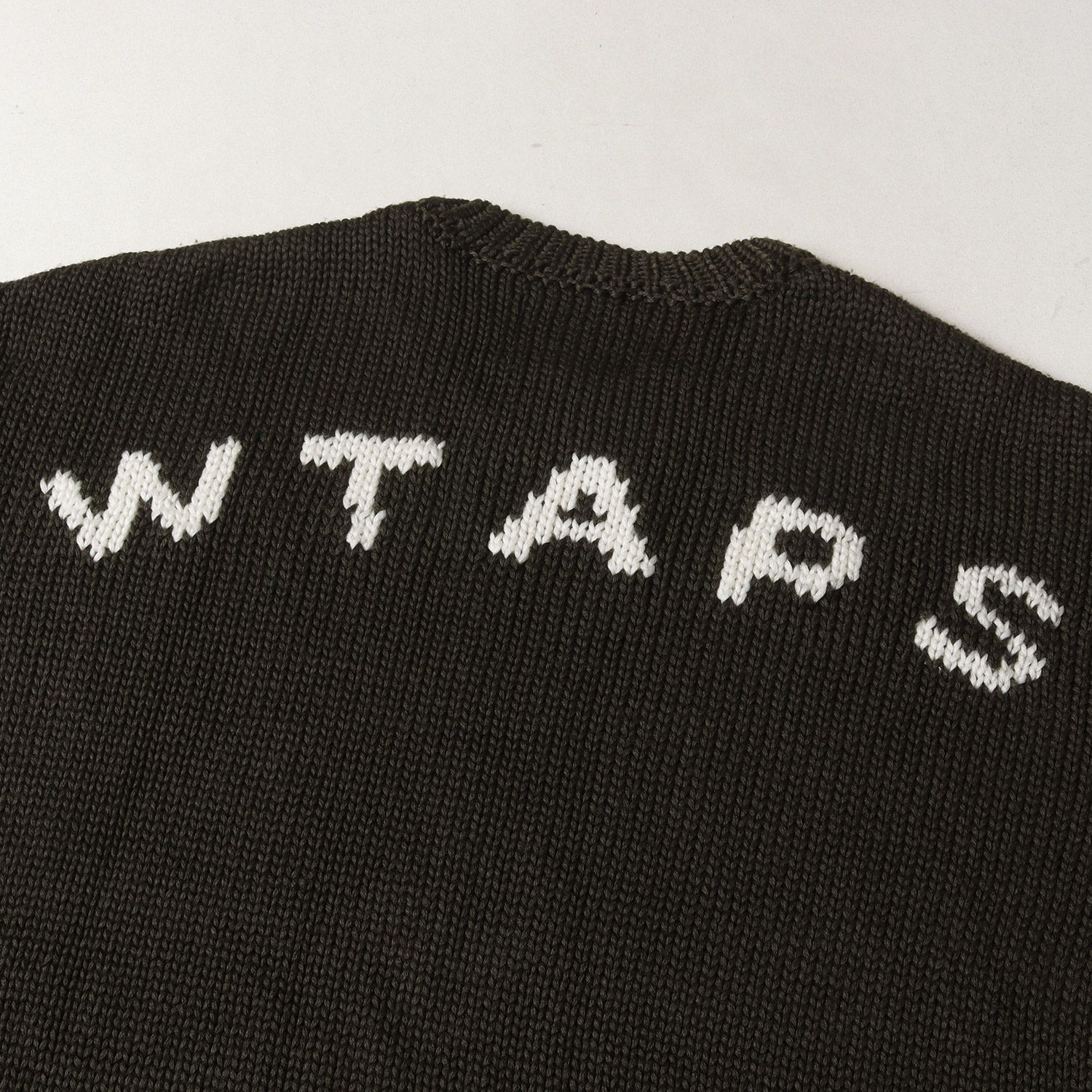 WTAPS ダブルタップス ニット オリーブドラブ サイズ:XL | 23AW バック 