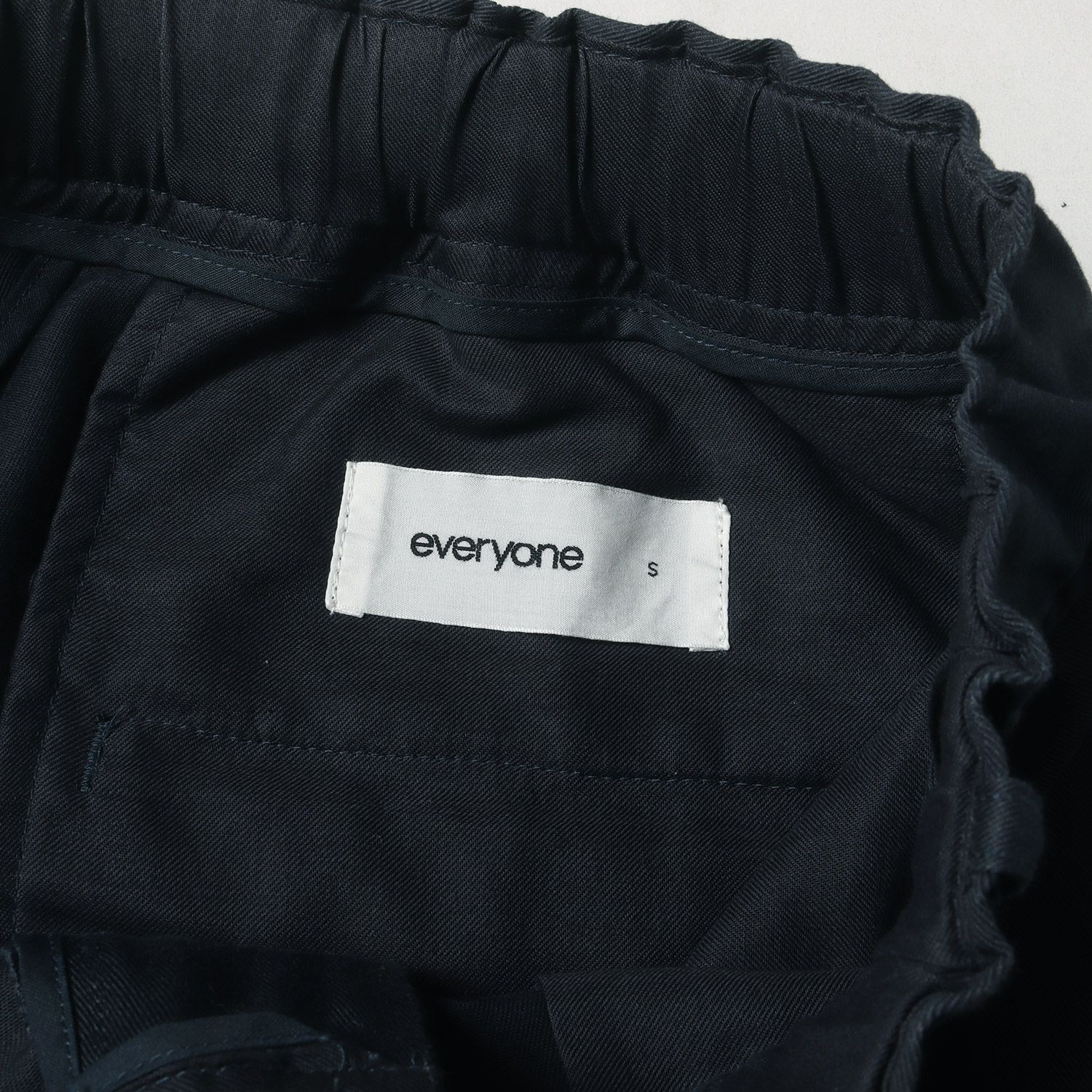 everyone エブリワン パンツ ネイビー 紺 サイズ:S | 23SS コットン