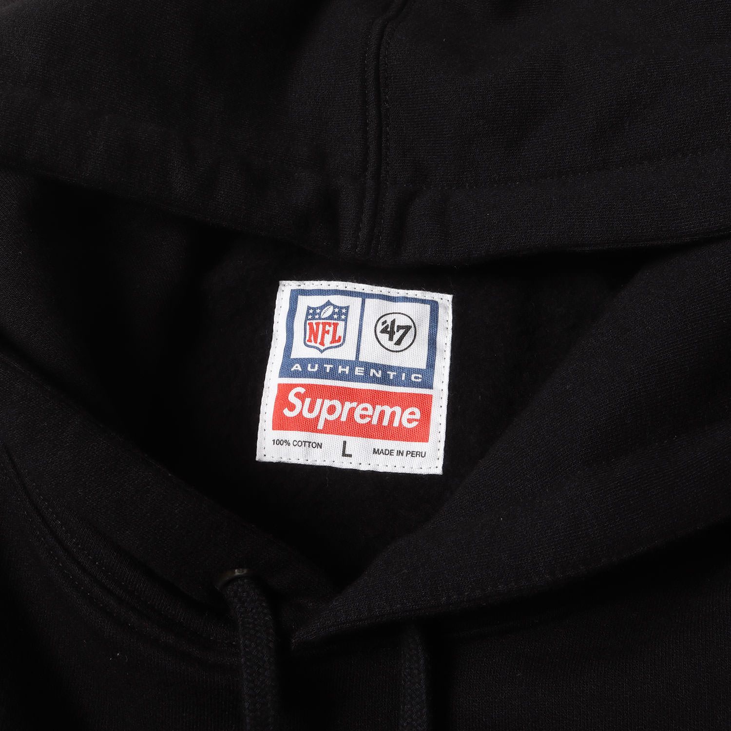新品】Supreme シュプリーム パーカー ブラック 黒 サイズ:L | NFL