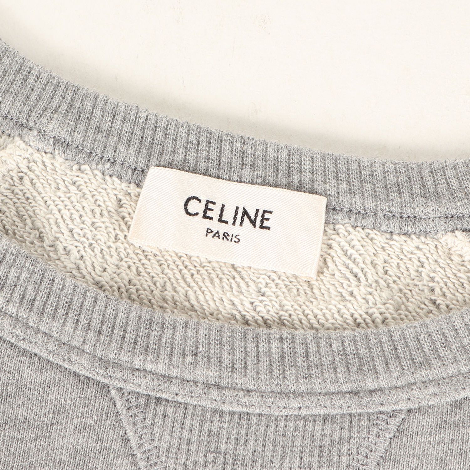 美品】CELINE セリーヌ スウェット ヘザーグレー サイズ:L | ヘザー 