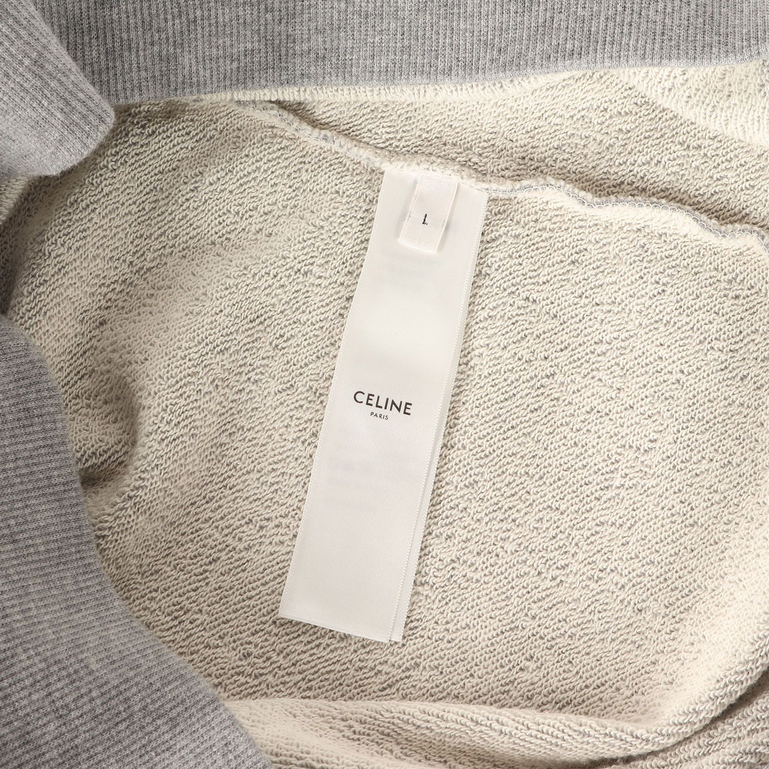 美品】CELINE セリーヌ スウェット ヘザーグレー サイズ:L | ヘザー 