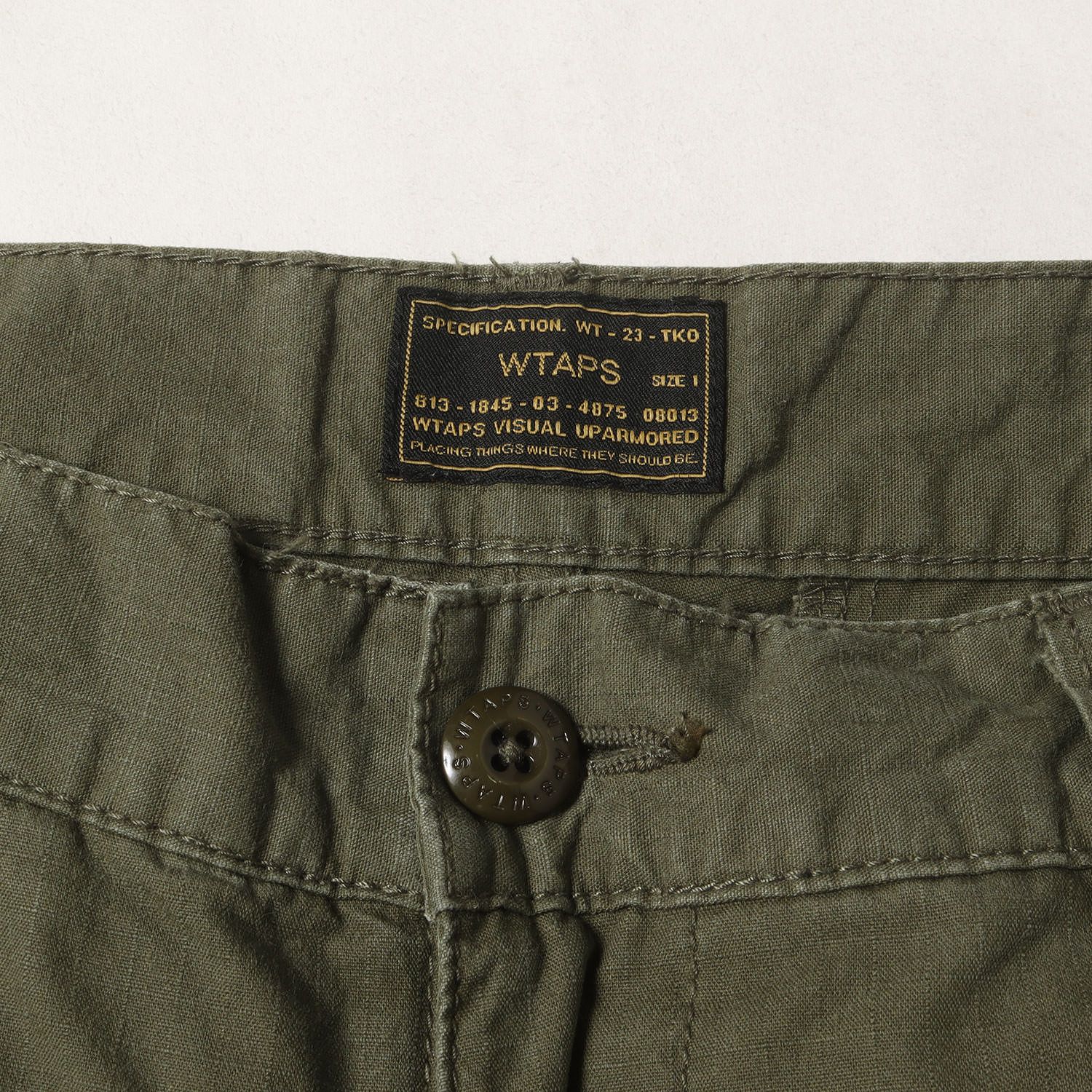 WTAPS ダブルタップス パンツ オリーブドラブ サイズ:S | リップス