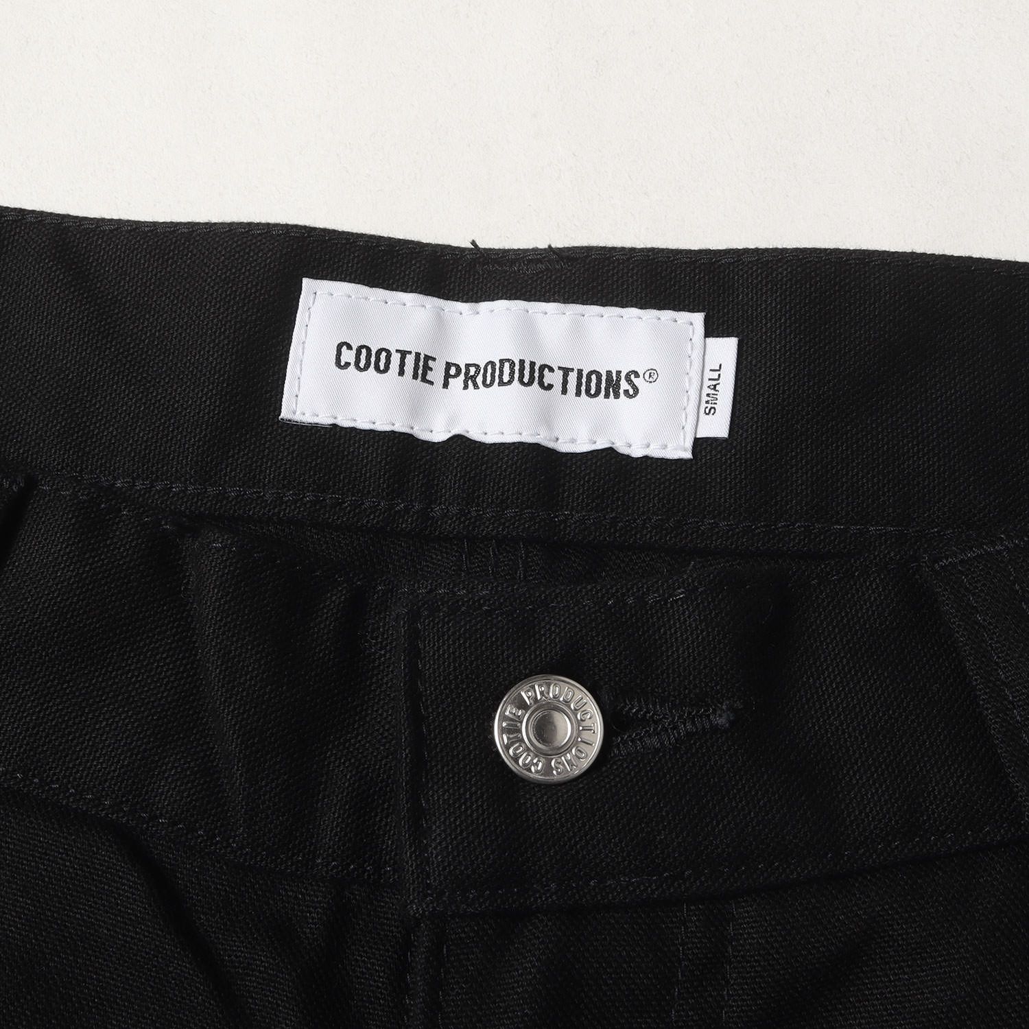 COOTIE クーティー パンツ ブラック 黒 サイズ:S | 25SS ダブルニー