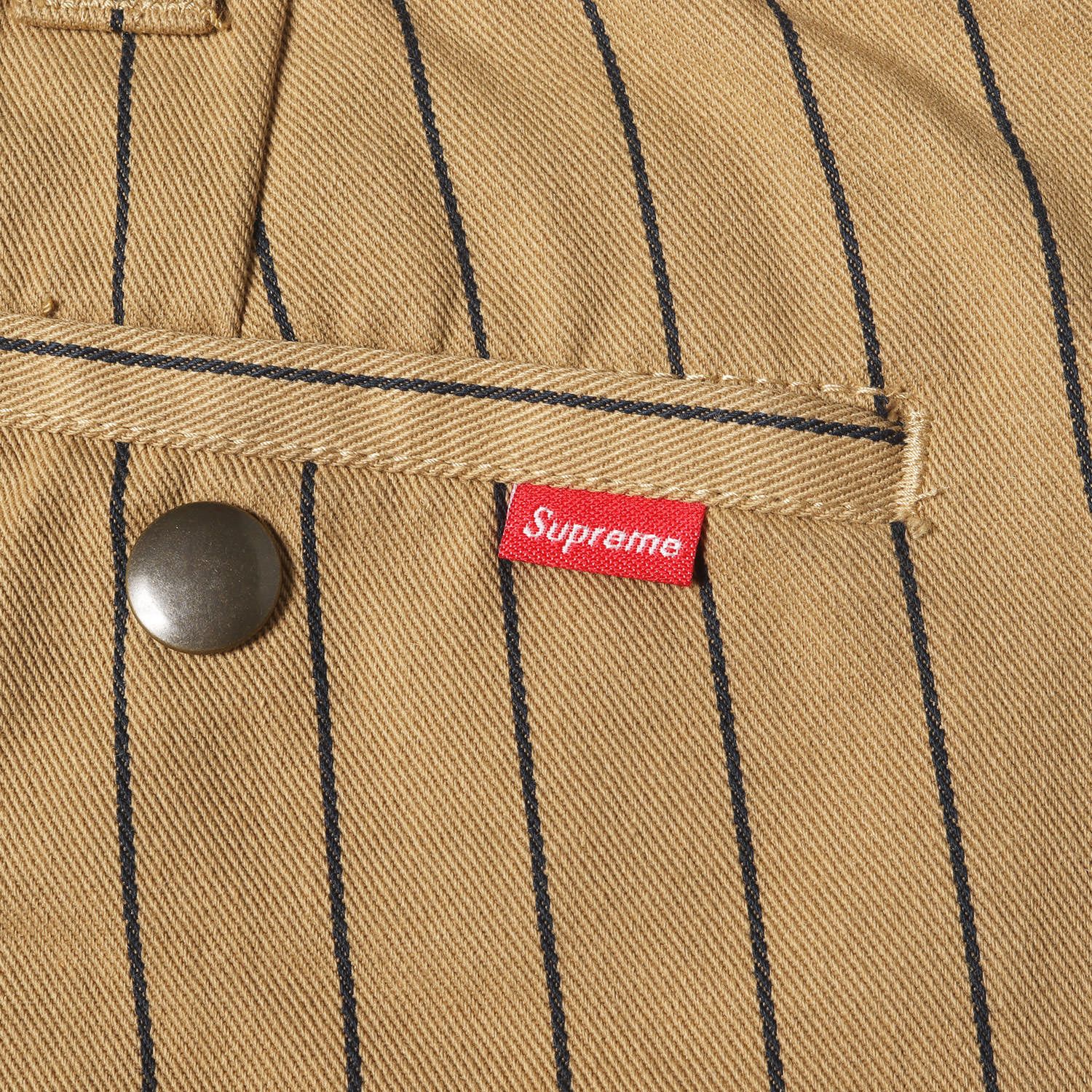 新品】Supreme シュプリーム パンツ ブラウンストライプ サイズ:32