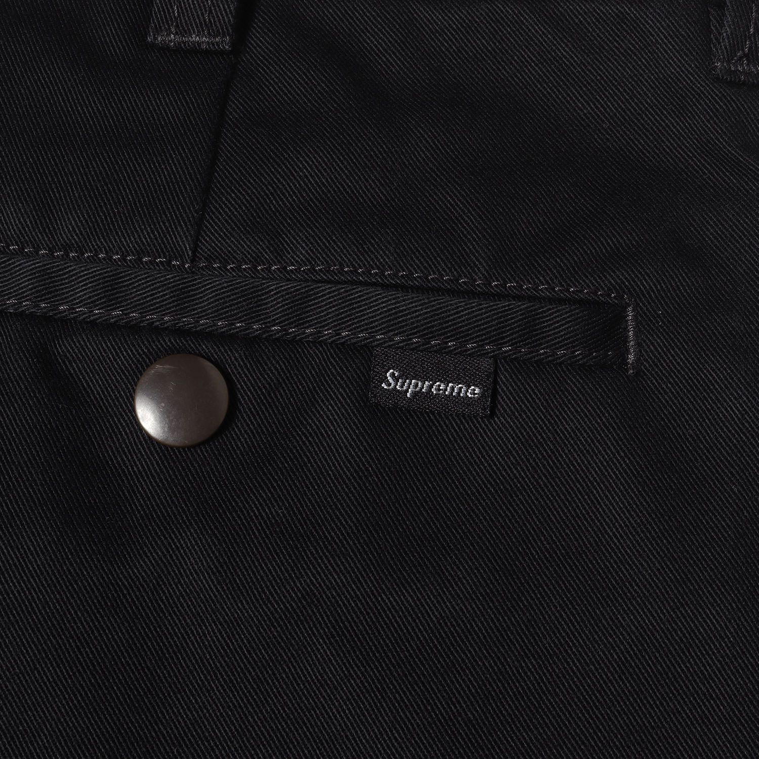 美品】Supreme シュプリーム パンツ ブラック 黒 サイズ:32 | T/C