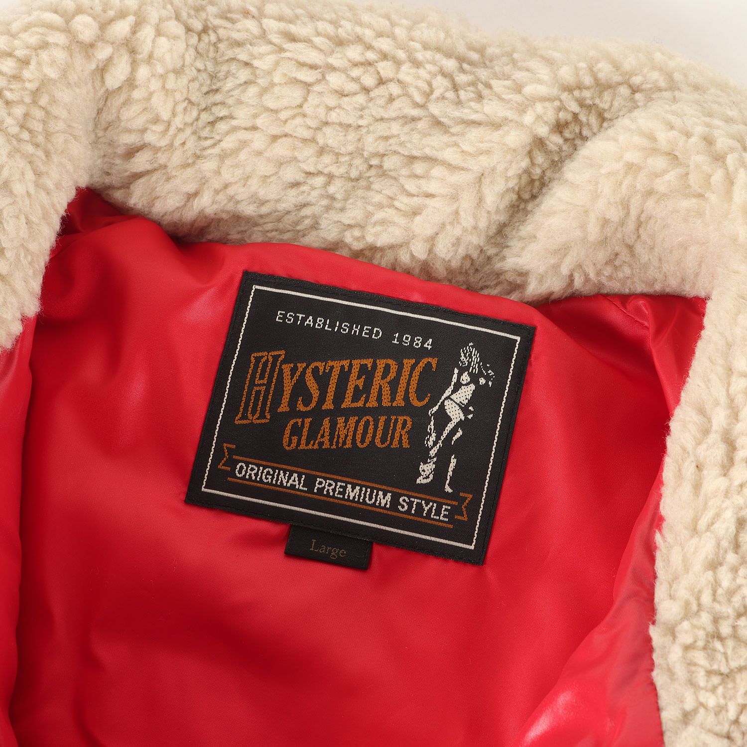 新品】HYSTERIC GLAMOUR ヒステリックグラマー ジャケット レッド