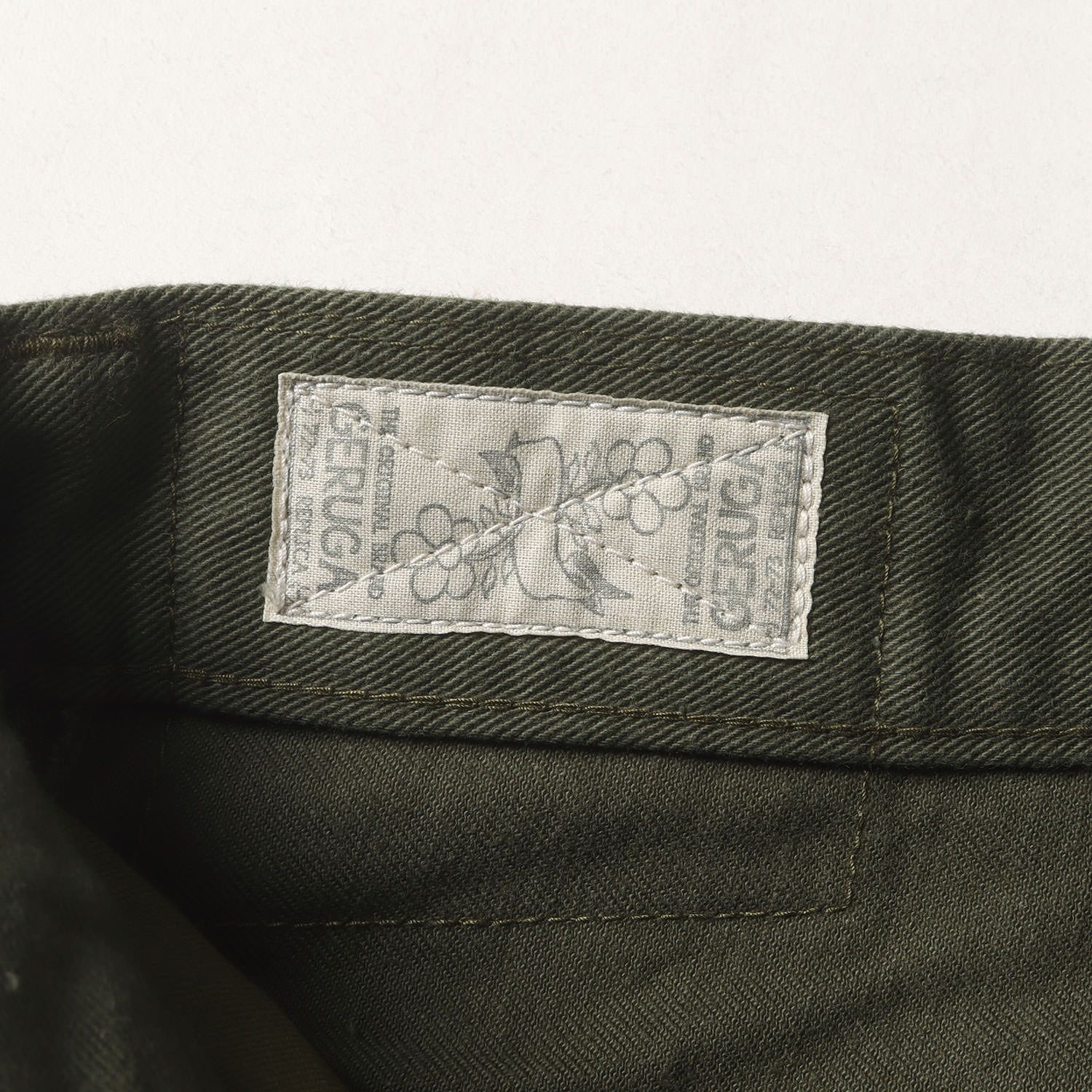 GERUGA ゲルガ パンツ カーキグリーン サイズ:28 | ヘビーチノクロス ダブルニー ワークパンツ (W-KNEE PANTS HEAVY CHINO) | ボトムス ズボン【メンズ】【中古】【K4654】 GERUGA ゲルガ パンツ カーキグリーン サイズ:28 | ヘビーチノクロス