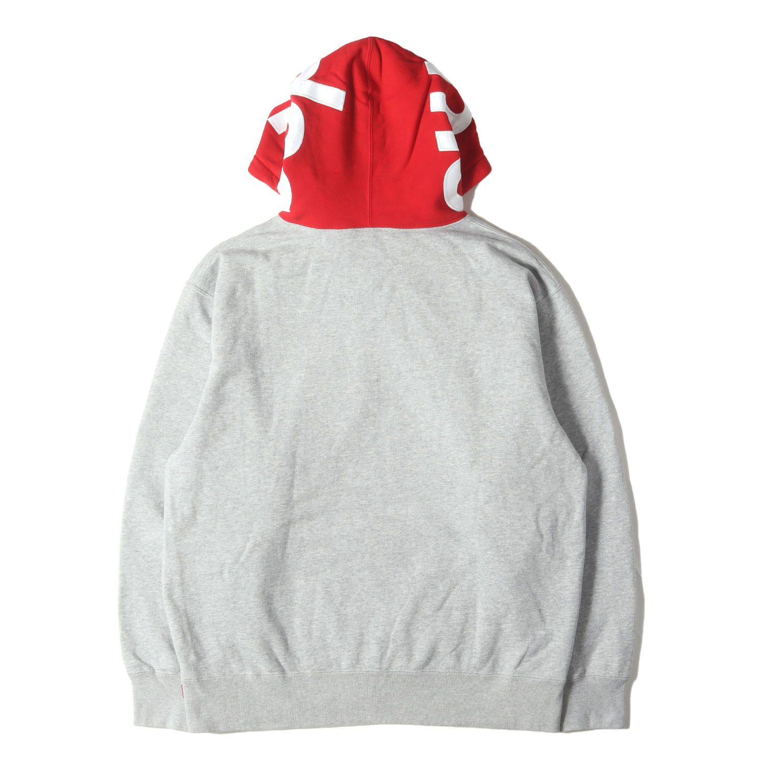 Supreme パーカー グレー シュプリーム Hooded フード付きパーカー