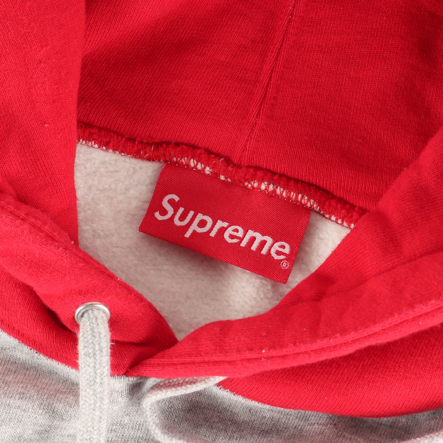【美品】Supreme シュプリーム パーカー ヘザーグレー サイズ:L 21AW フードロゴ コントラスト スウェットパーカー Contrast Hooded Sweatshirt トップス フーディー プルオーバー【メンズ】【中古】 Supreme シュプリーム パーカー ヘザーグレー サイズ:L | 21AW フード