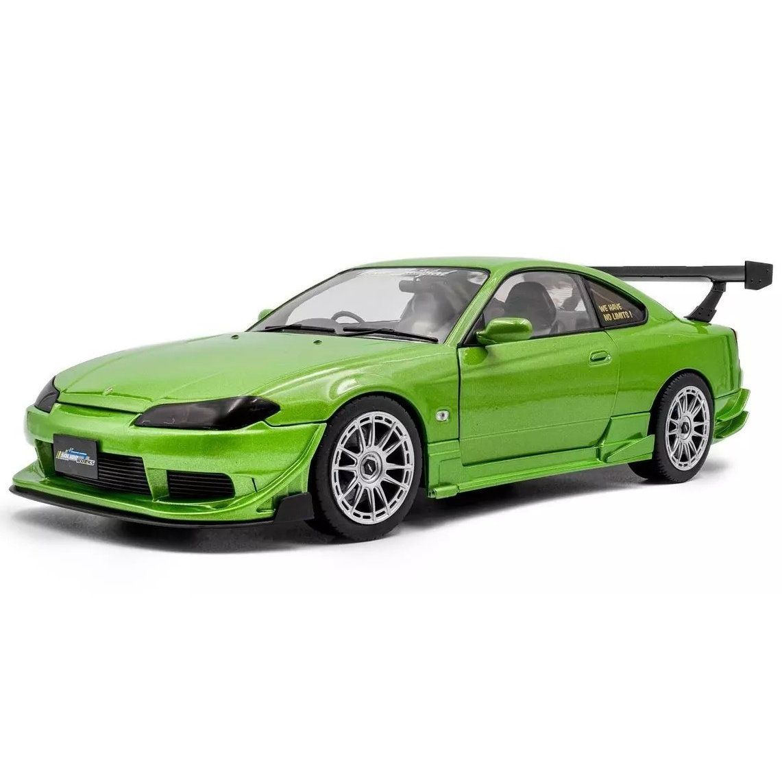 1 18 日産 シルビア S 15 スペック R エアロ ソリドワークス 1999 グリーン ソリド製ダイキャスト製ミニカー