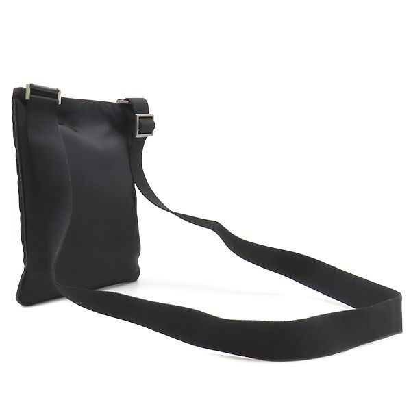 サルヴァトーレ フェラガモ Salvatore Ferragamo ショルダーバッグ ナイロン ショルダー ブラック マットシルバー金具 黒 斜め掛け 245573 箱