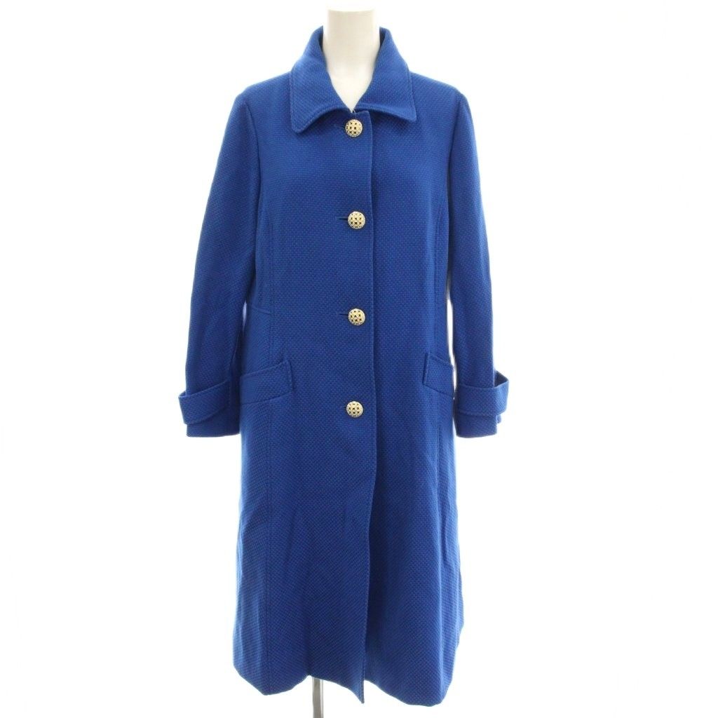 ユキコハナイ YUKIKO HANAI ステンカラーコート 鹿の子 ロング コート