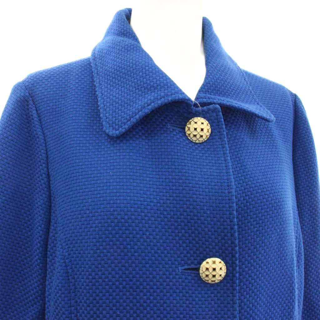 ユキコハナイ YUKIKO HANAI ステンカラーコート 鹿の子 ロング コート