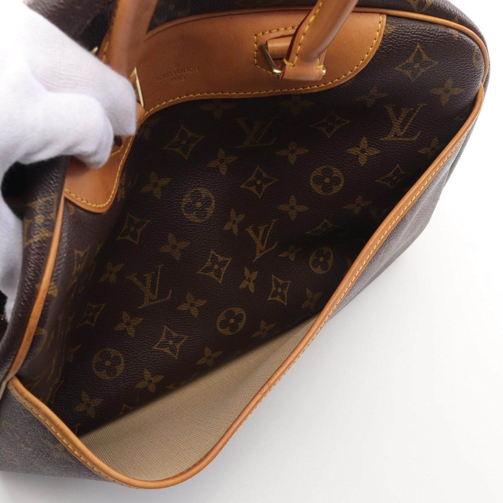 ルイ・ヴィトン LOUIS VUITTON ハンドバッグ ドーヴィル ボーリング