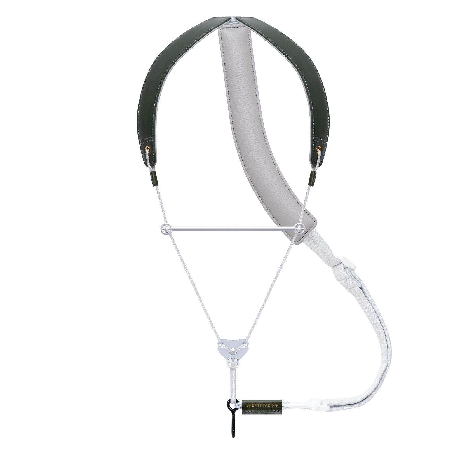 Limited 2026 数量 品 サックスストラップ ブレステイキング ライザ Ⅱ R 2026年 モデル オリーブと銀鼠 OLIVE BREATHTAKING LithePremiumⅡ for Saxophone