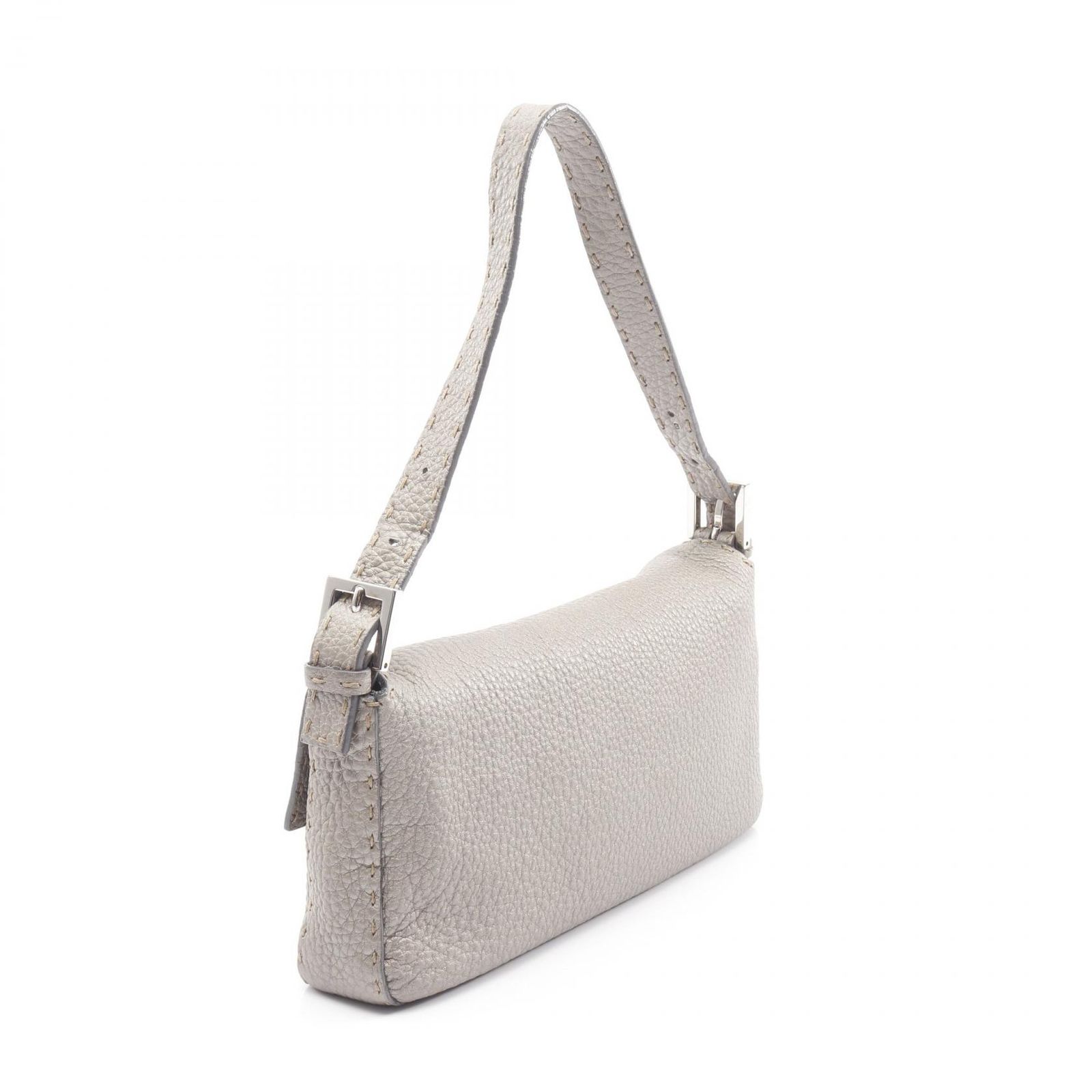 激レア　フェンディ　マンマバケット　ハンドバッグ　シルバー　ガンメタ 激レア フェンディ マンマバケットハンドバッグ シルバー ガンメタ