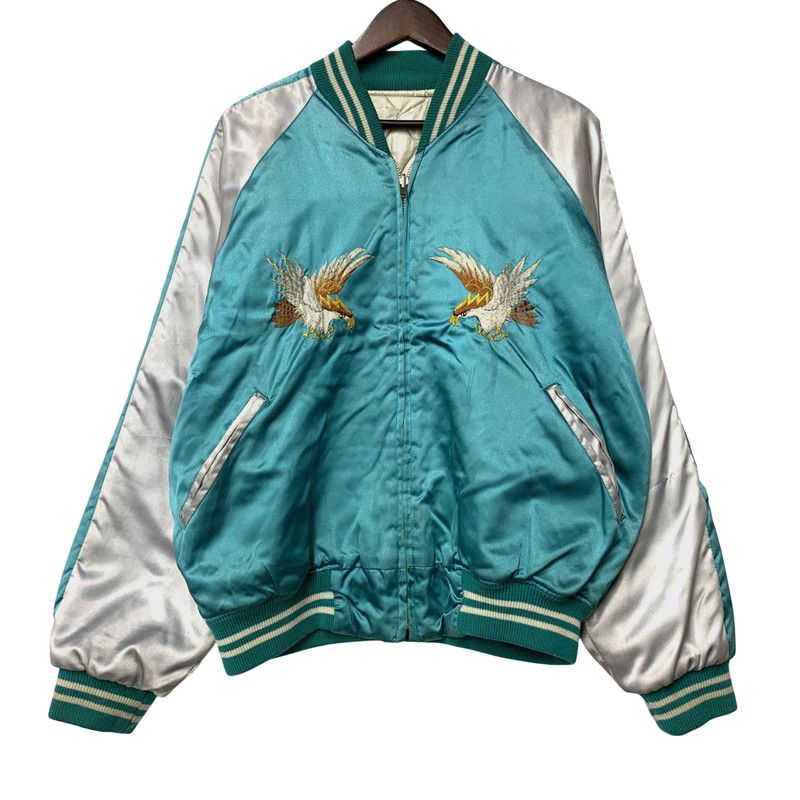 現状渡し品】 USED VINTAGE SOUVENIR JACKET 鷹×JAPAN スーベニア