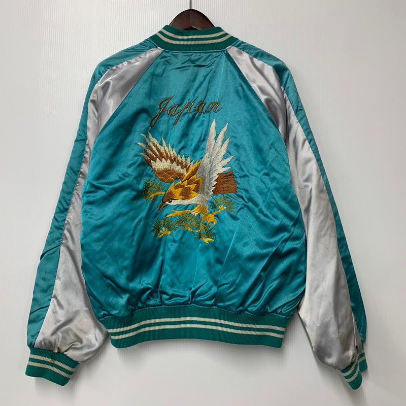 現状渡し品】 USED VINTAGE SOUVENIR JACKET 鷹×JAPAN スーベニア